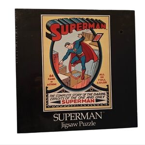 DC COMICS NWOT 1939 First Superman Comic Book 550 Piece Jigsaw Puzzle 1988